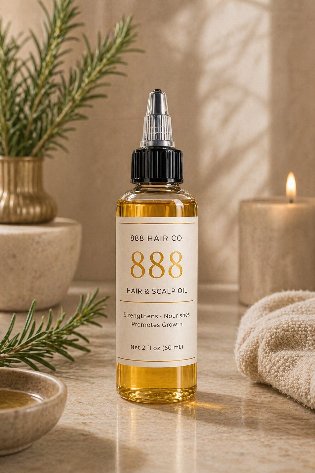 888 Hair & Scalp Oil